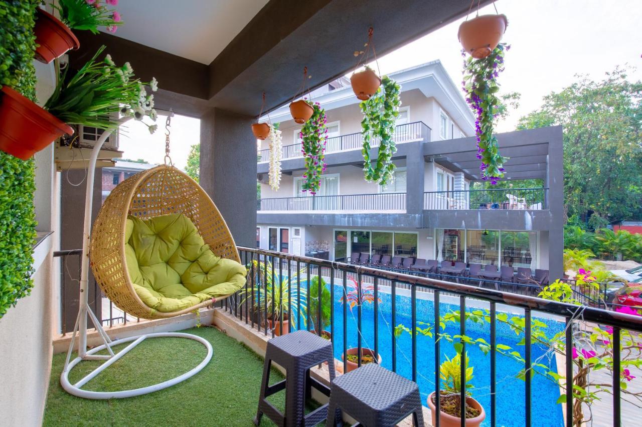4Bhk Stunning Apartment With Pool 2Bhkx2 Олд-Гоа Екстер'єр фото